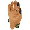 Lift Safety TACKER Glove BrownBlack Genuine Leather AntiVibe GTA-17KBS